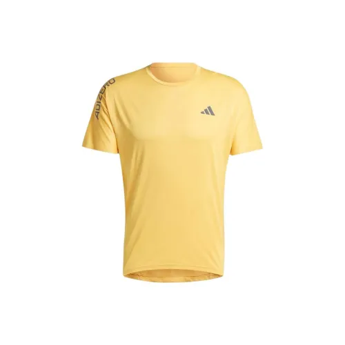 Adidas Clothing T-Shirts Men Yellow