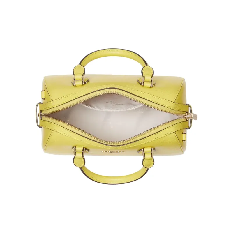 Kate Spade Saffiano Leather Handbag, Shoulder Bag, Crossbody Bag Women's Lime Yellow-2