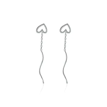AIDIER 999 Fine Silver Drop Earrings Women's