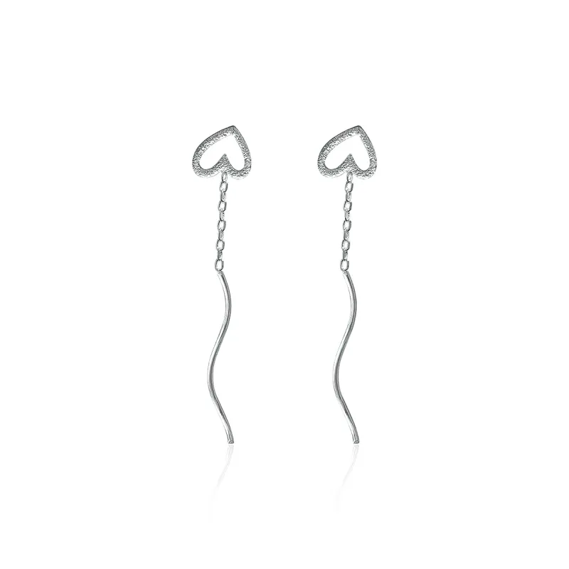 AIDIER 999 Fine Silver Drop Earrings Women's-0