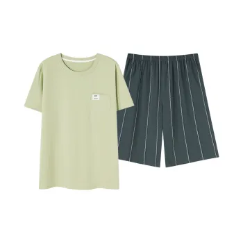 Follow The United States Pajama Set Men's Fresh Green