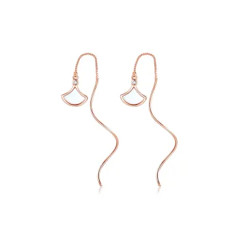 EMLEY S925 Silver Drop Earrings Women's