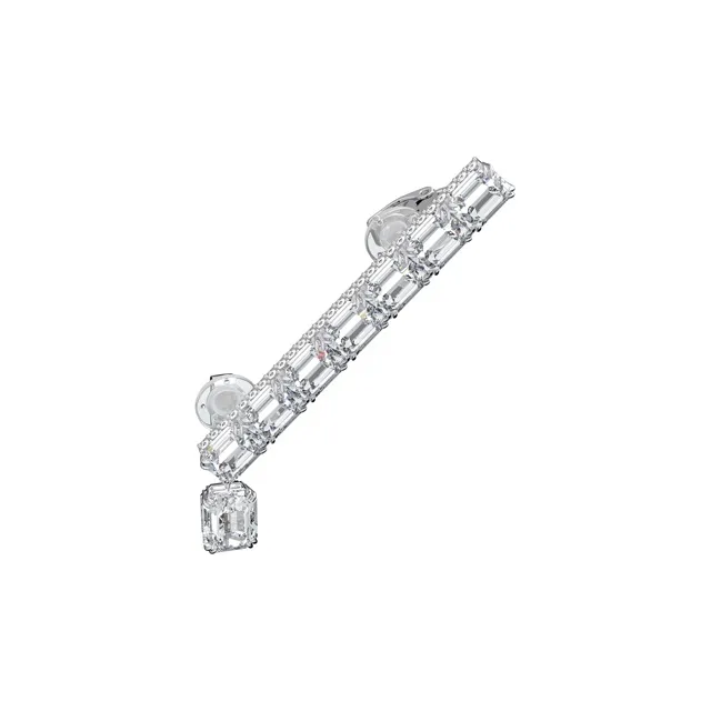 Swarovski Millenia Clip On Earrings Women's White-0