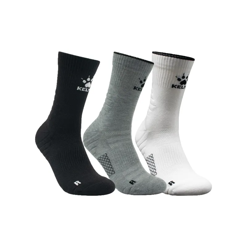 KELME Basketball Socks Unisex 3 Pack-9
