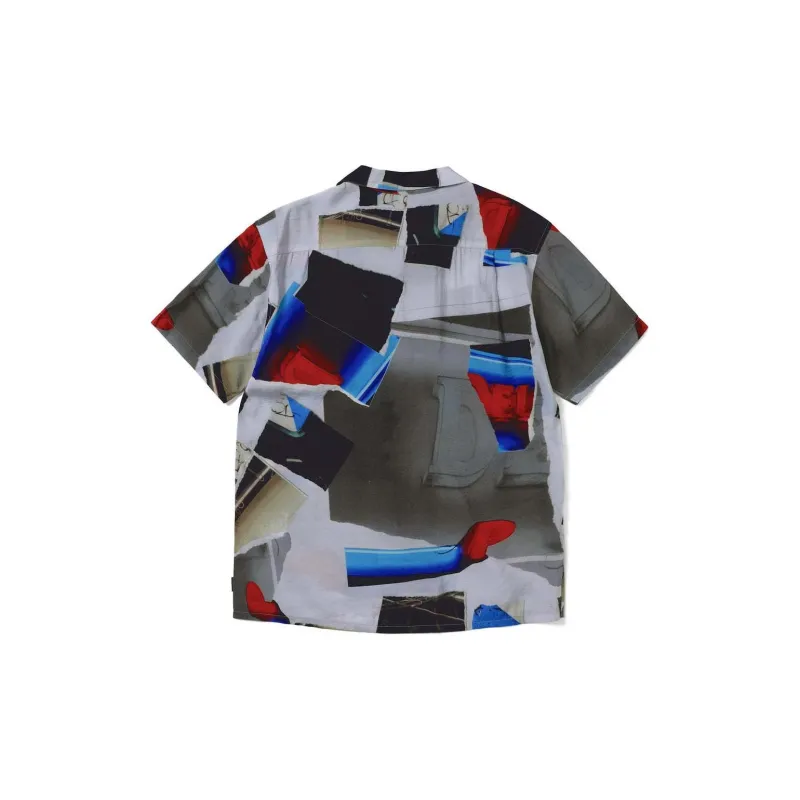 Thisisneverthat Torn Rayon Short Sleeve Shirt-1