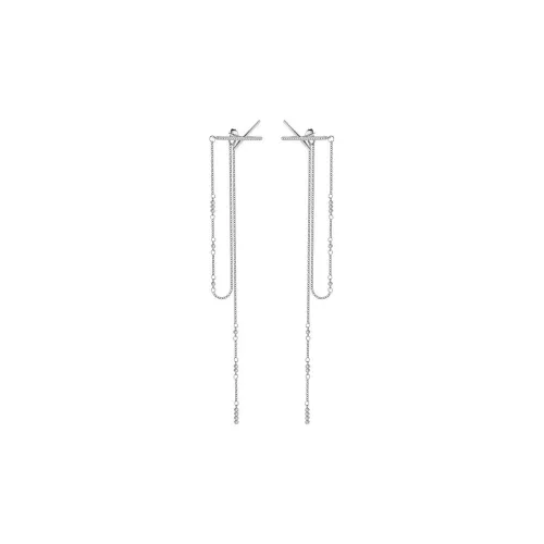 Beauty 925 Sterling Silver Drop Earrings Women's