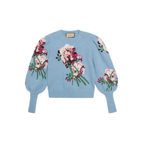 GUCCI Sweaters Women's Blue