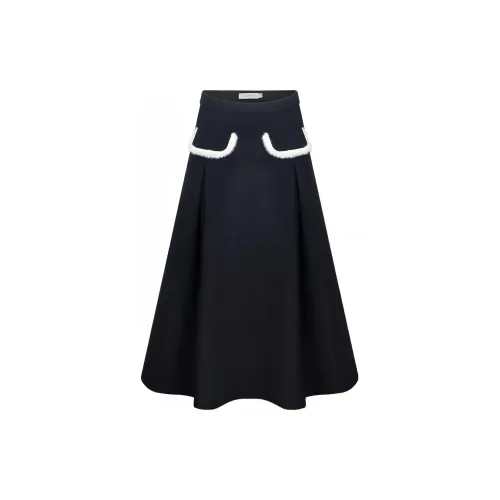 Barb Chill Casual Long Skirts Women's Black