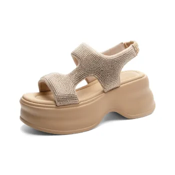 Shoe Cabinet Floral Language Beach Sandals Women's