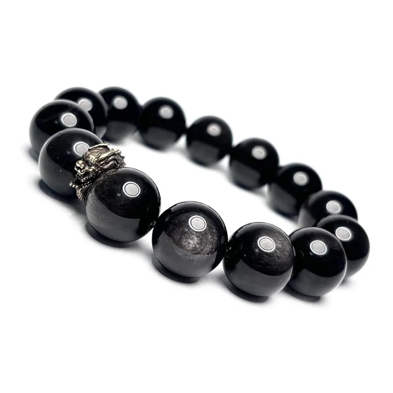 MOUNTAINS AND MANS Obsidian Bracelets Men's-7