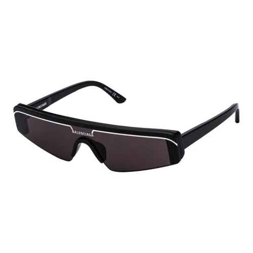 Balenciaga Rectangular Sunglasses Unisex Black