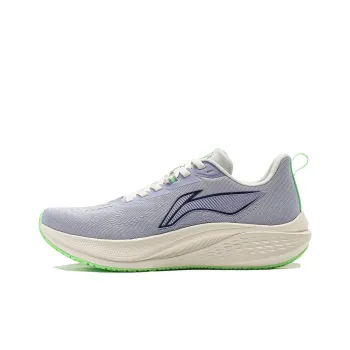 LiNing Red Hare 7 Cushioning, Slip Resistant, Lightweight Low Top Running Shoes Women's Gray Purple