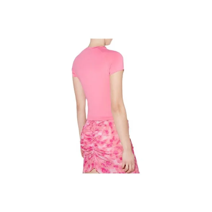 Misbhv SS24 Raglan Sleeve T Shirt Women's Pink-1