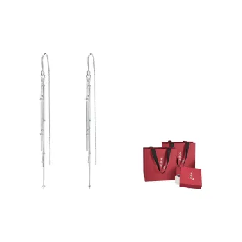 wylyp Drop Earrings Women's Panhu Silver Drop Earrings+Branded Packaging