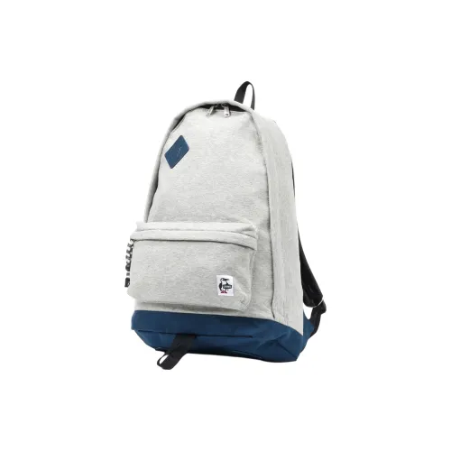 CHUMS Backpacks Gray With Marine Blue Accents