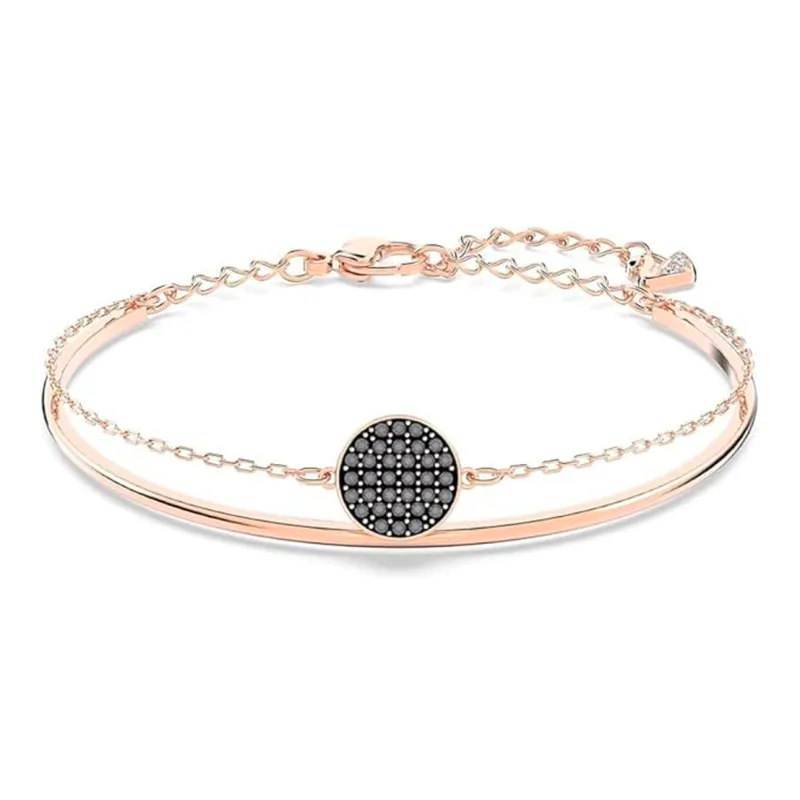 Swarovski Rose Gold-Plated Crystal Bracelets Women's Gold-1