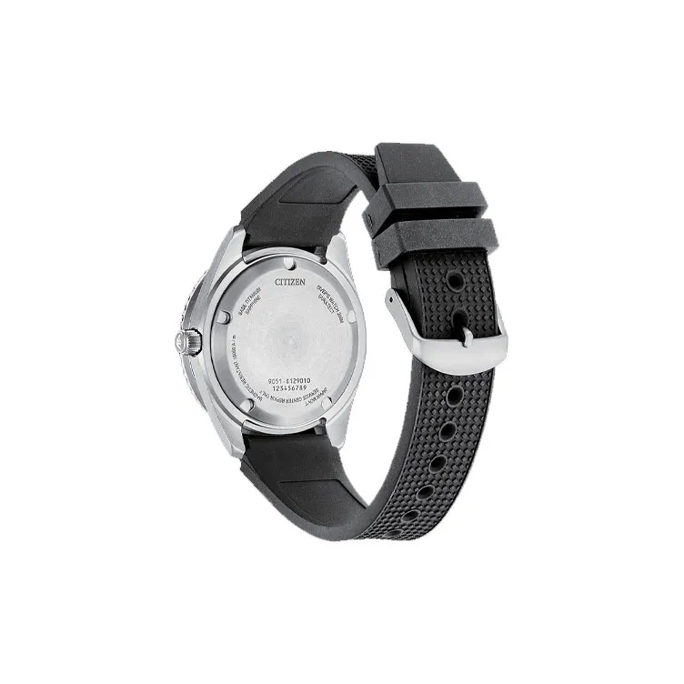 CITIZEN Automatic Mechanical Movement PU Strap Watch Men's Watches Black Dial NB6021 17E-2
