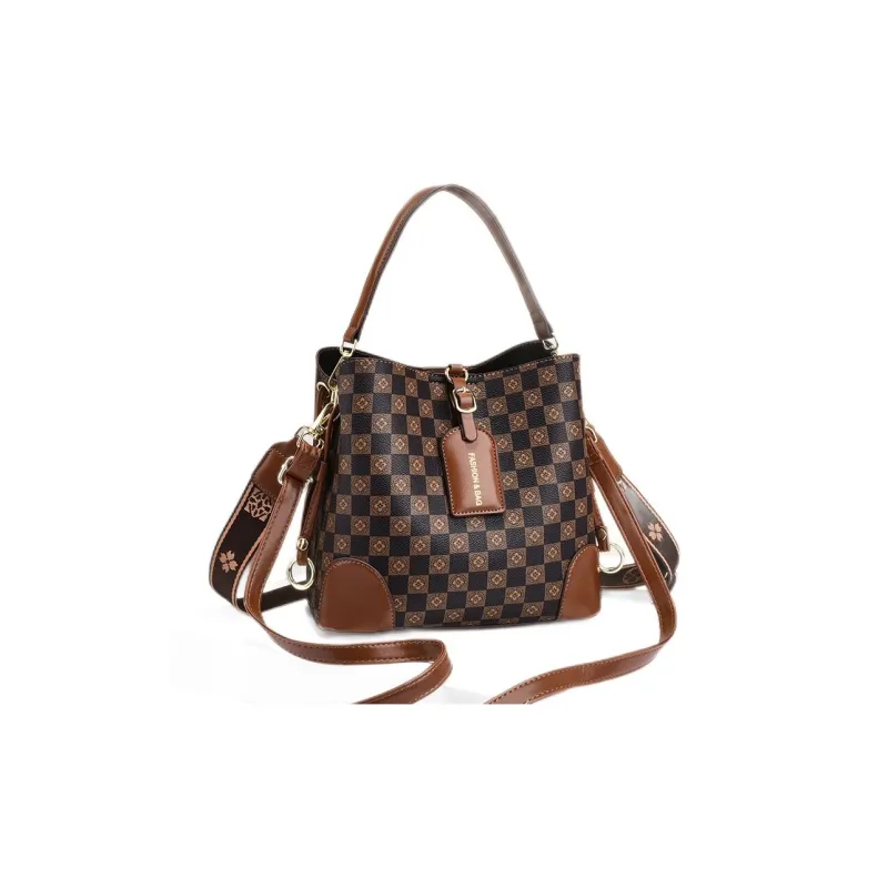 Weymond PU Shoulder Bag Crossbody Bag Handbags Medium Size Women's Coffee/Brown/Earth Yellow-1