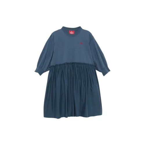 Vivienne Westwood Short-Sleeved Dresses Women's Blue