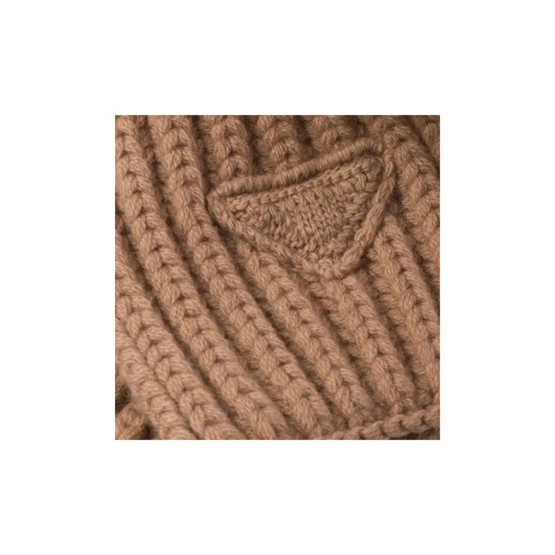 PRADA Logo detail Cashmere Scarf-1