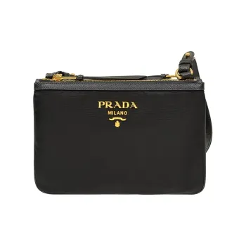 PRADA Canvas Crossbody Bag, Shoulder Bag Women's Black