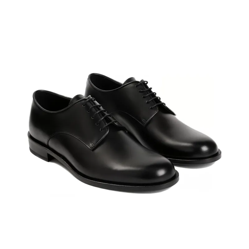 GIORGIO ARMANI Leather Derby Shoes-2