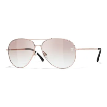 CHANEL Pilot Sunglasses Unisex