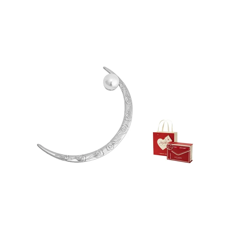 LILY&LOTTY Pearl Hairpins Women's Silver-4