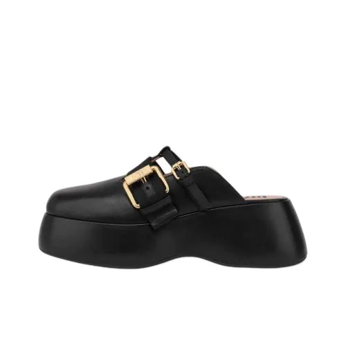 Michael Michael Kors Verity 60mm monogram wedge Sandals Max Black