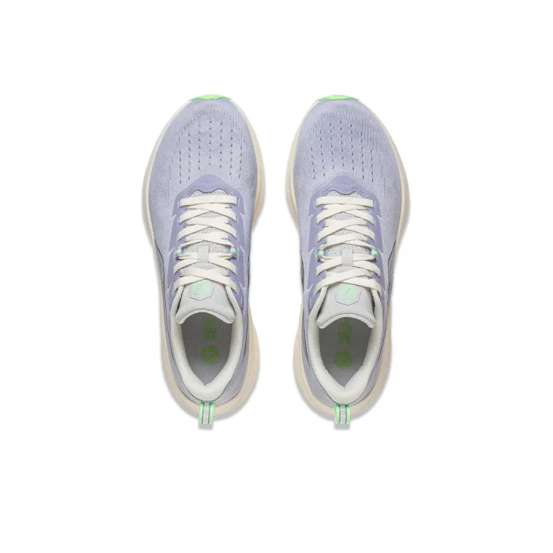 LiNing Red Hare 7 Cushioning, Slip Resistant, Lightweight Low Top Running Shoes Women's Gray Purple-3