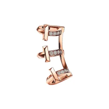 TIFFANY & CO. T Karat Gold Clip On Earrings Women's