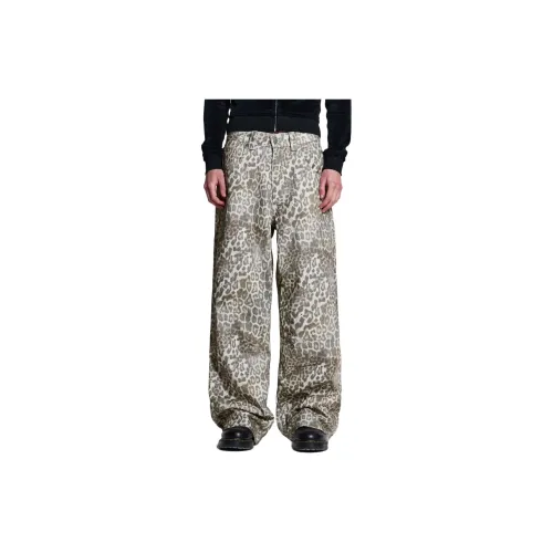 Jaded London Jeans Men Leopard Print