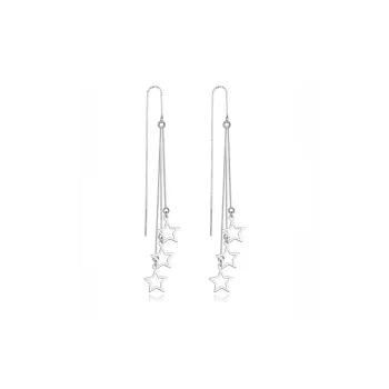 Centennial Chuanqi 990 Silver Drop Earrings Women's