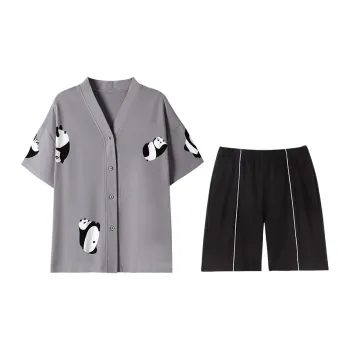 Tianmicat Pajama Set Women's Gray
