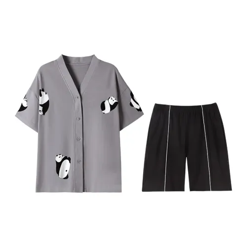 Tianmicat Pajama Set Women's Gray