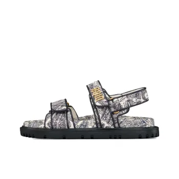 DIOR DiorAct Beach Sandals Women's Marine Blue