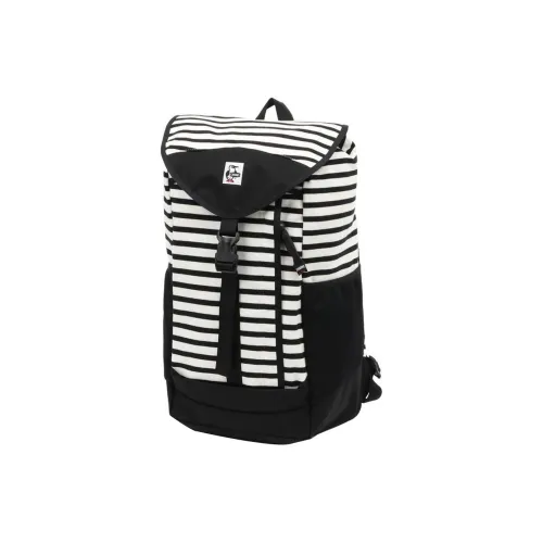 CHUMS Backpacks Black/White Stripes