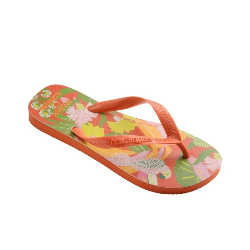 FARM RIO x Havaianas Flip Flops Women's Orange-1