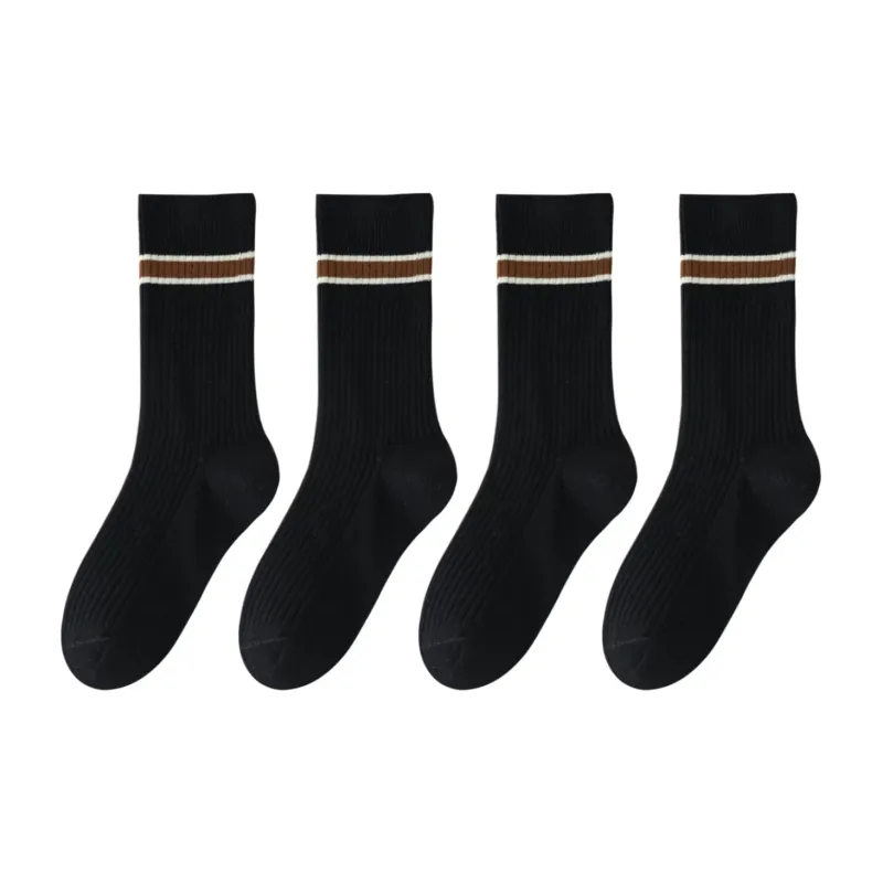 XXLLG Mid Calf Socks Women's 4 Pack-13