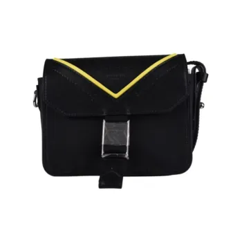 Givenchy Leather Messenger Bag Crossbody Bag Shoulder Bag Men's Black