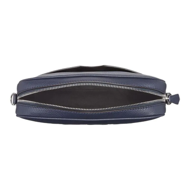 FENDI ROMA Calfskin Camera Bag, Crossbody Bag, Shoulder Bag Men's Dark Blue-3