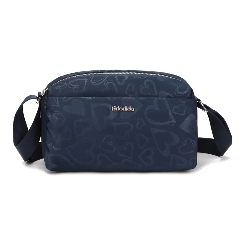 FIDO DIDO Oxford Small Square Bag Shoulder Bag, Crossbody Bag Women's Blue-0