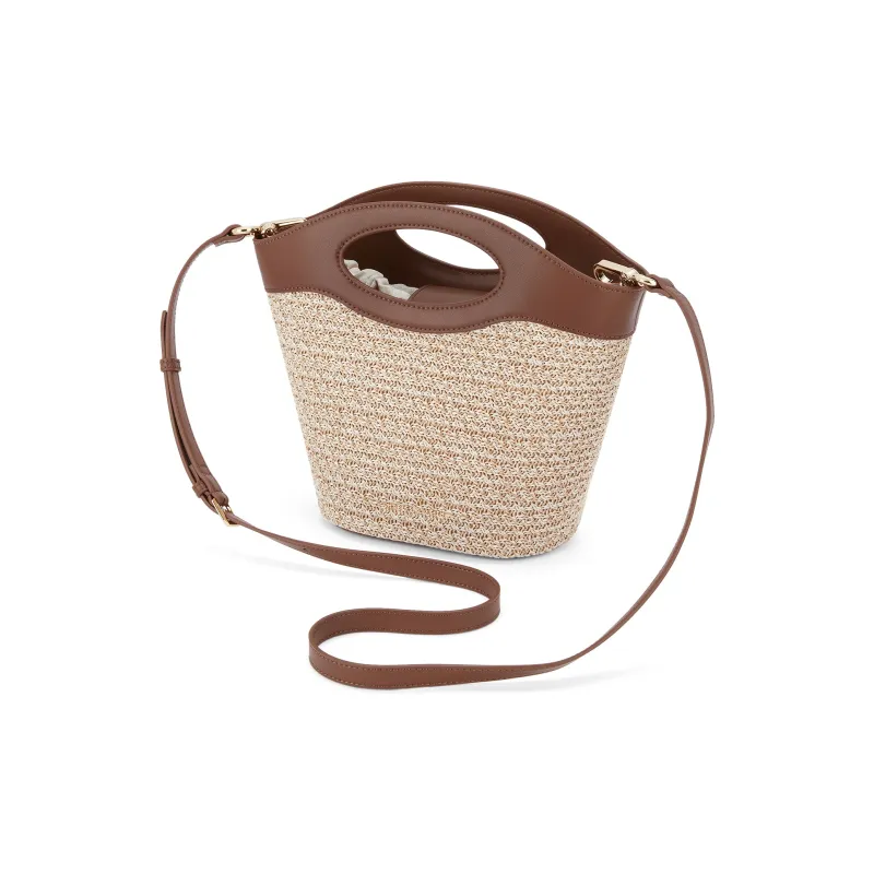 CHARLES&KEITH Raffia One Shoulder Handbag Women's Multi Composite Color-2