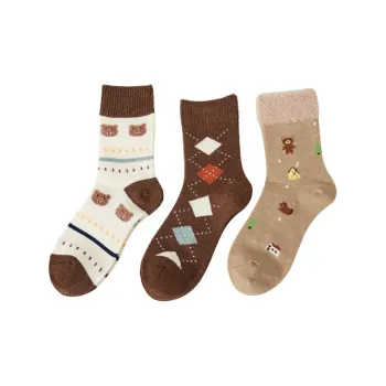 BONAS Mid Calf Socks Women's 3 Pack