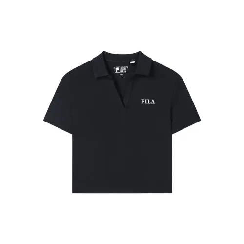 FILA Polo Shirts Women's Jet Black