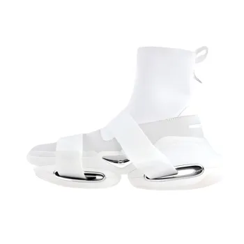 BALMAIN B-Bold Anti-Slip And Wear-Resistant Coverage High-Top Casual Shoes Men's White