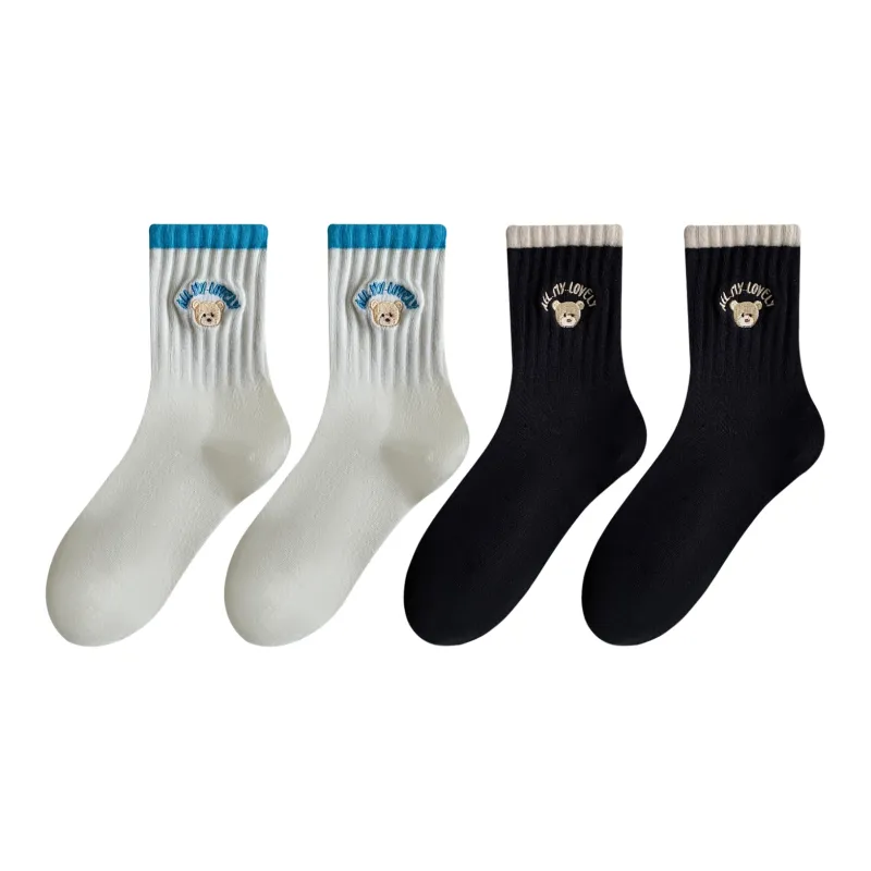 XXLLG Mid Calf Socks Women's 4 Pack-1