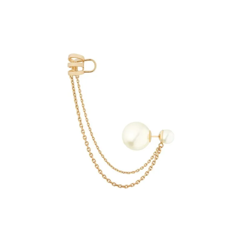 DIOR Metal Clip-On Earrings Women's-1