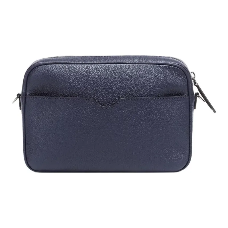 FENDI ROMA Calfskin Camera Bag, Crossbody Bag, Shoulder Bag Men's Dark Blue-2