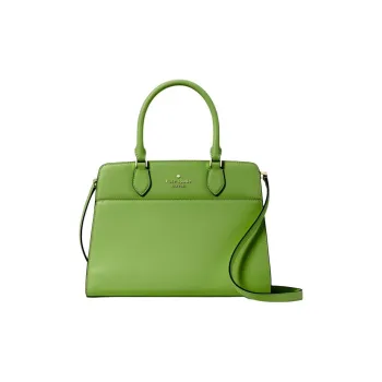 Kate Spade Saffiano Leather Shoulder Bag, Crossbody Bag, Handbag Medium Size Women's Turtle Green
